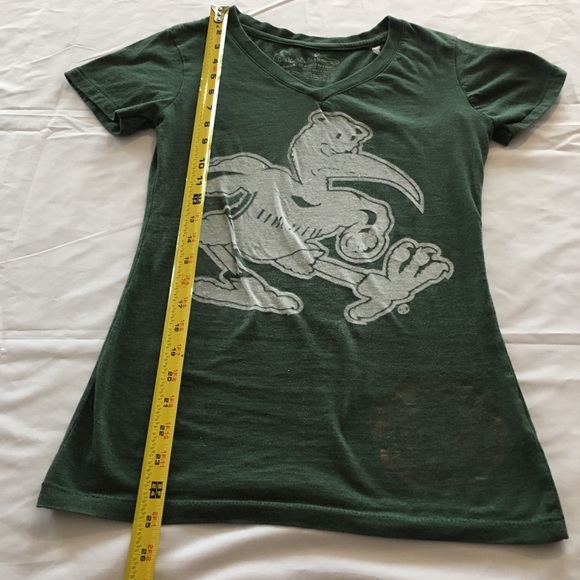 University of Miami Hurricanes Medium Tee Green - Picture 7 of 8